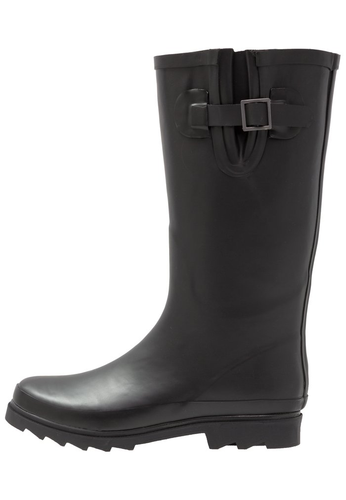 Bottes Anna Field Plates Noir Femme | UKH-5590993